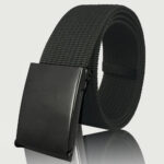 Pas wojskowy parciany taktyczny czarny