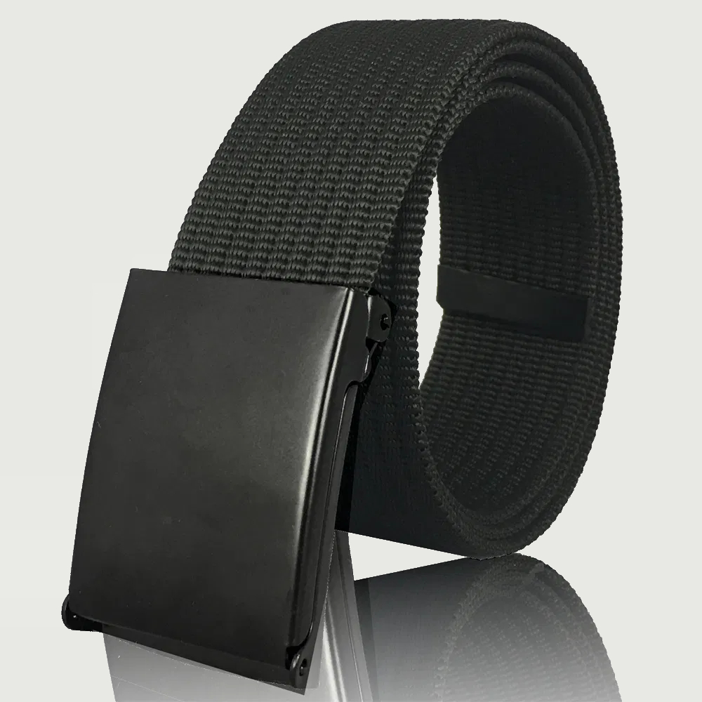 Pas wojskowy parciany taktyczny czarny Pas wojskowy parciany taktyczny czarny