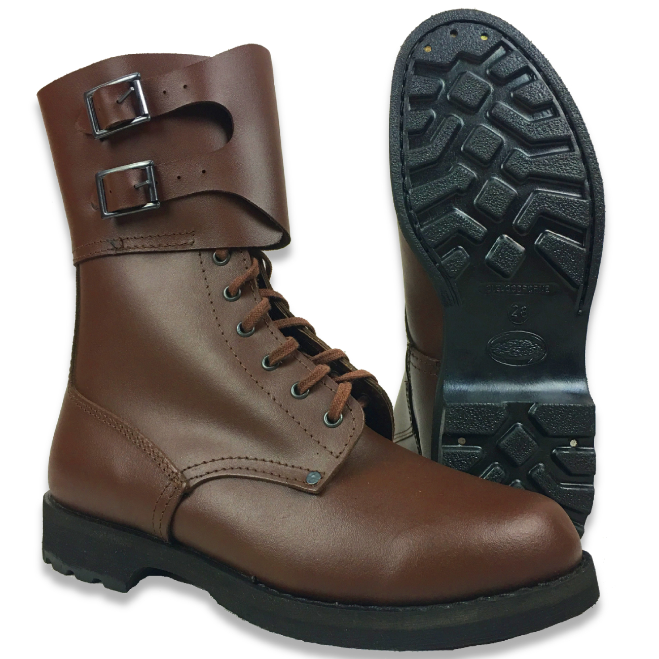 Buty Trzewiki wojskowe taktyczne opinacze brązowe