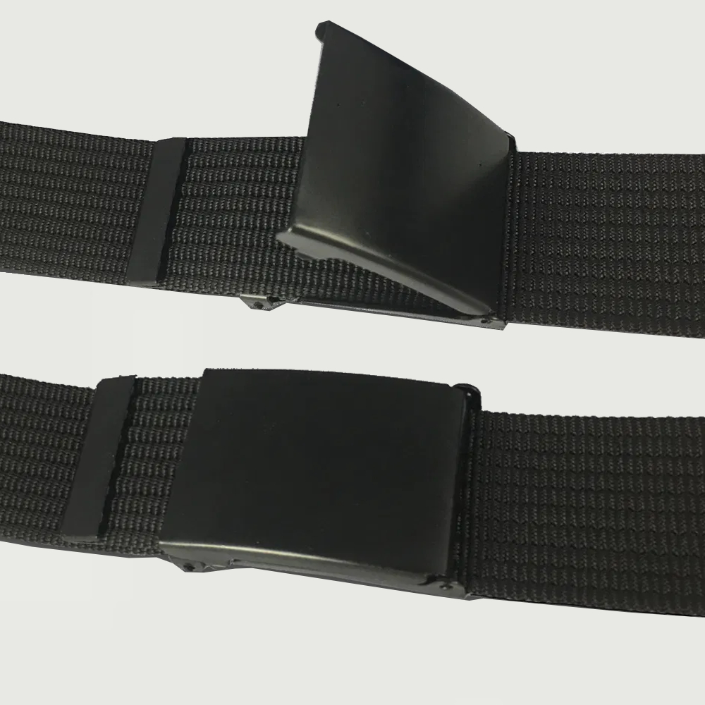 Pas wojskowy parciany taktyczny czarny Pas wojskowy parciany taktyczny czarny