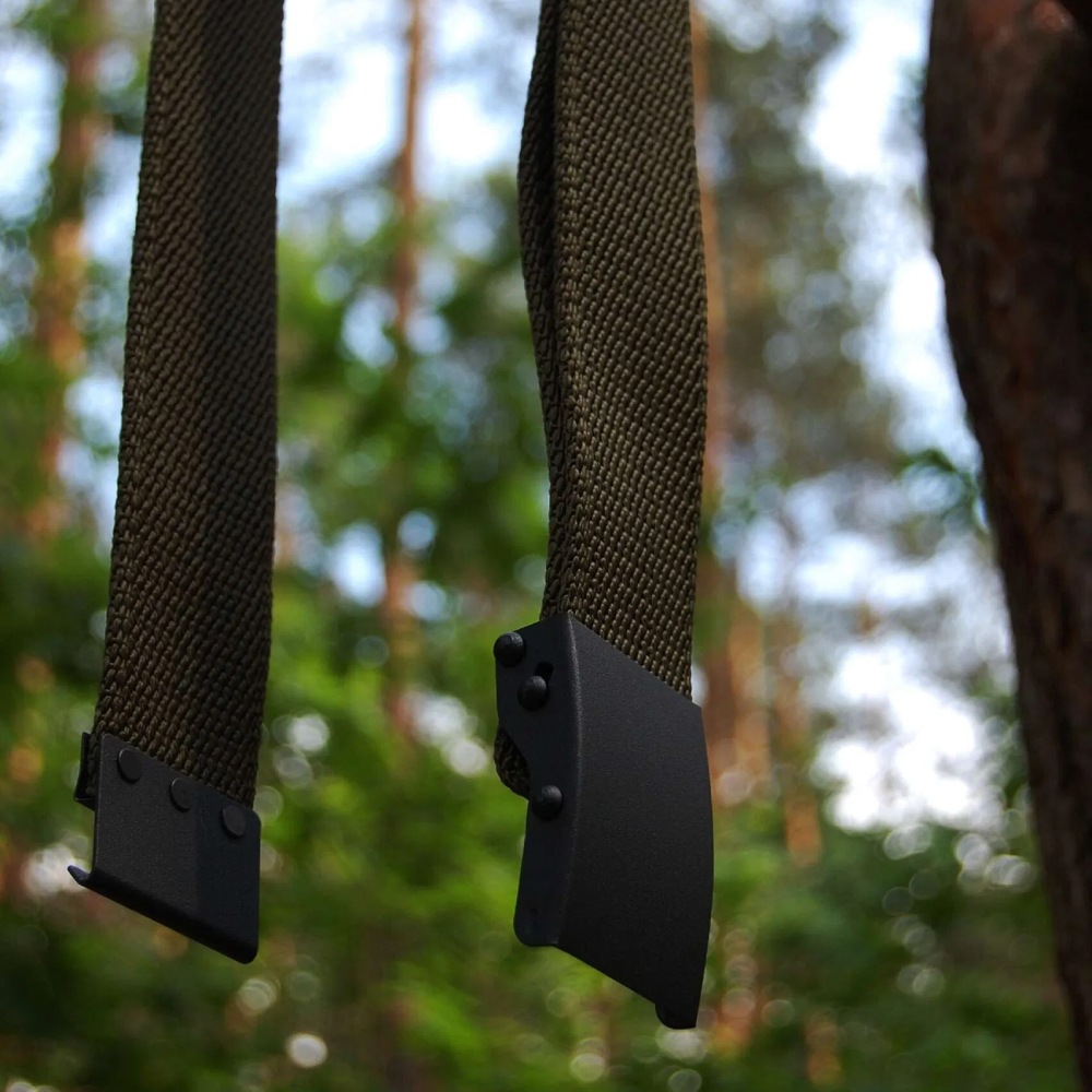 Pas Wojskowy taktyczny khaki parciany Pas Wojskowy taktyczny khaki parciany