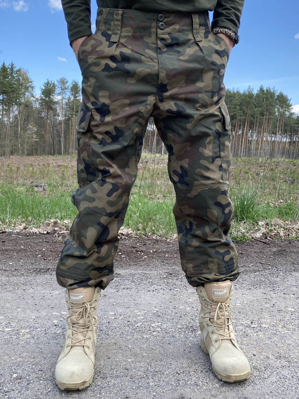 Spodnie Wojskowe Bojówki Wz.93 Rip-Stop PL CAMO Pantera Spodnie Wojskowe Bojówki Wz.93 Rip-Stop PL CAMO Pantera