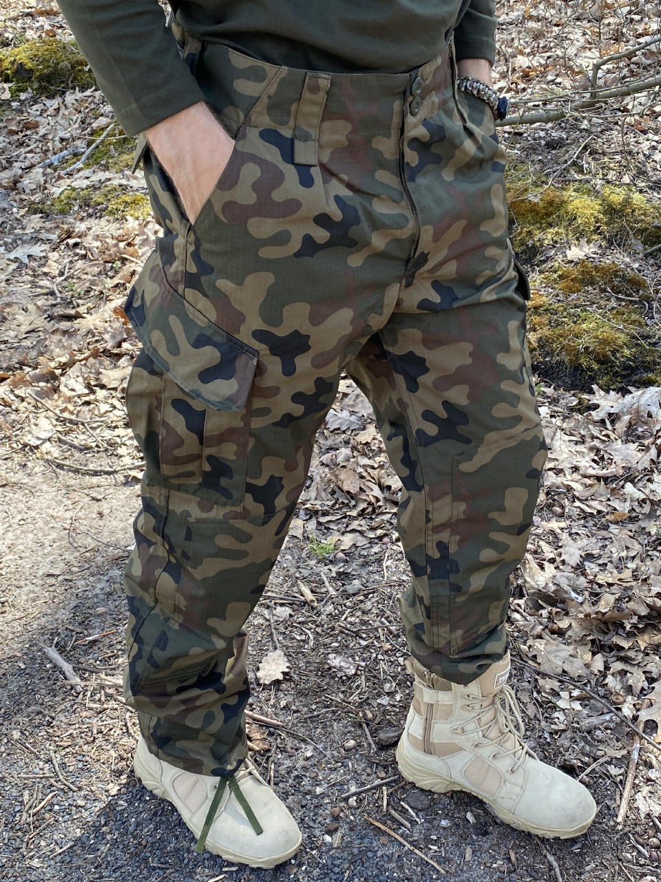 Spodnie Wojskowe Bojówki Wz.93 Rip-Stop PL CAMO Pantera Spodnie Wojskowe Bojówki Wz.93 Rip-Stop PL CAMO Pantera