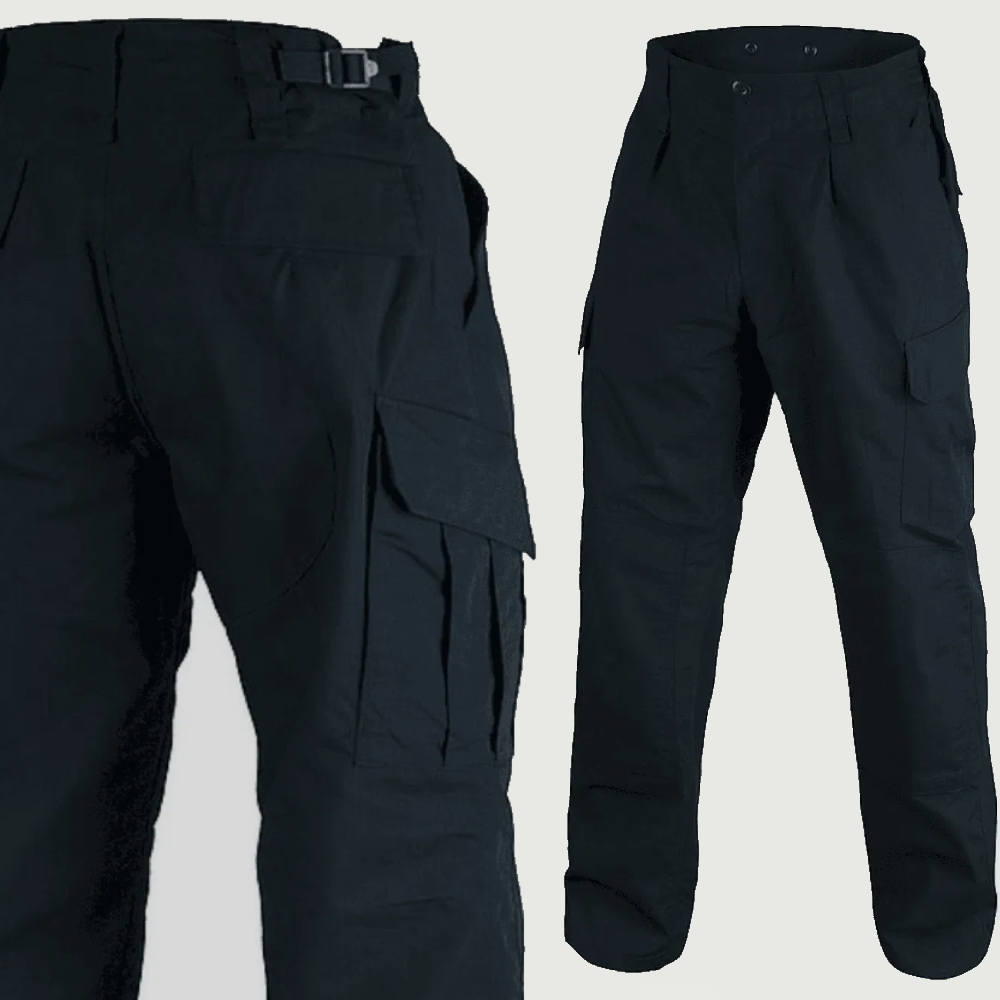 Spodnie Wojskowe Taktyczne Ochrona Rip-Stop Czarne Wz10 Spodnie Wojskowe Taktyczne Ochrona Rip-Stop Czarne Wz10