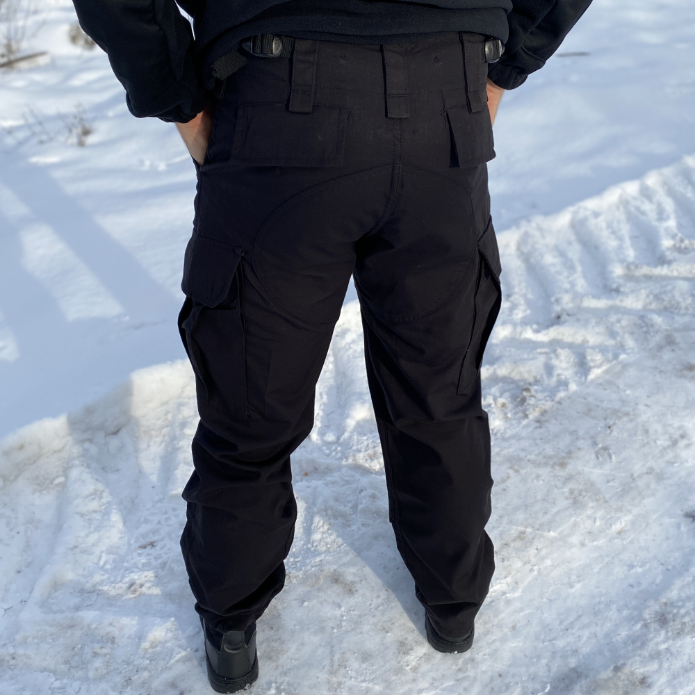 Spodnie Wojskowe Taktyczne Ochrona Rip-Stop Czarne Wz10 Spodnie Wojskowe Taktyczne Ochrona Rip-Stop Czarne Wz10