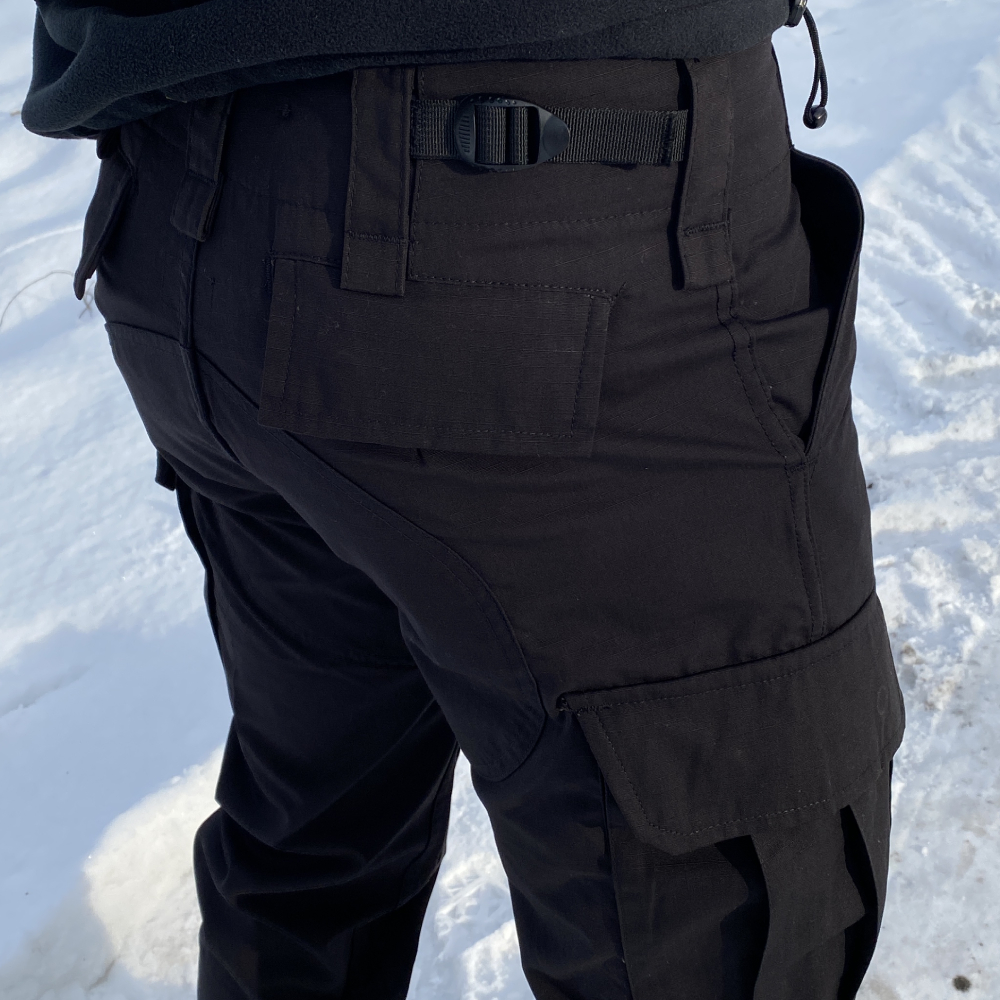Spodnie Wojskowe Taktyczne Ochrona Rip-Stop Czarne Wz10 Spodnie Wojskowe Taktyczne Ochrona Rip-Stop Czarne Wz10