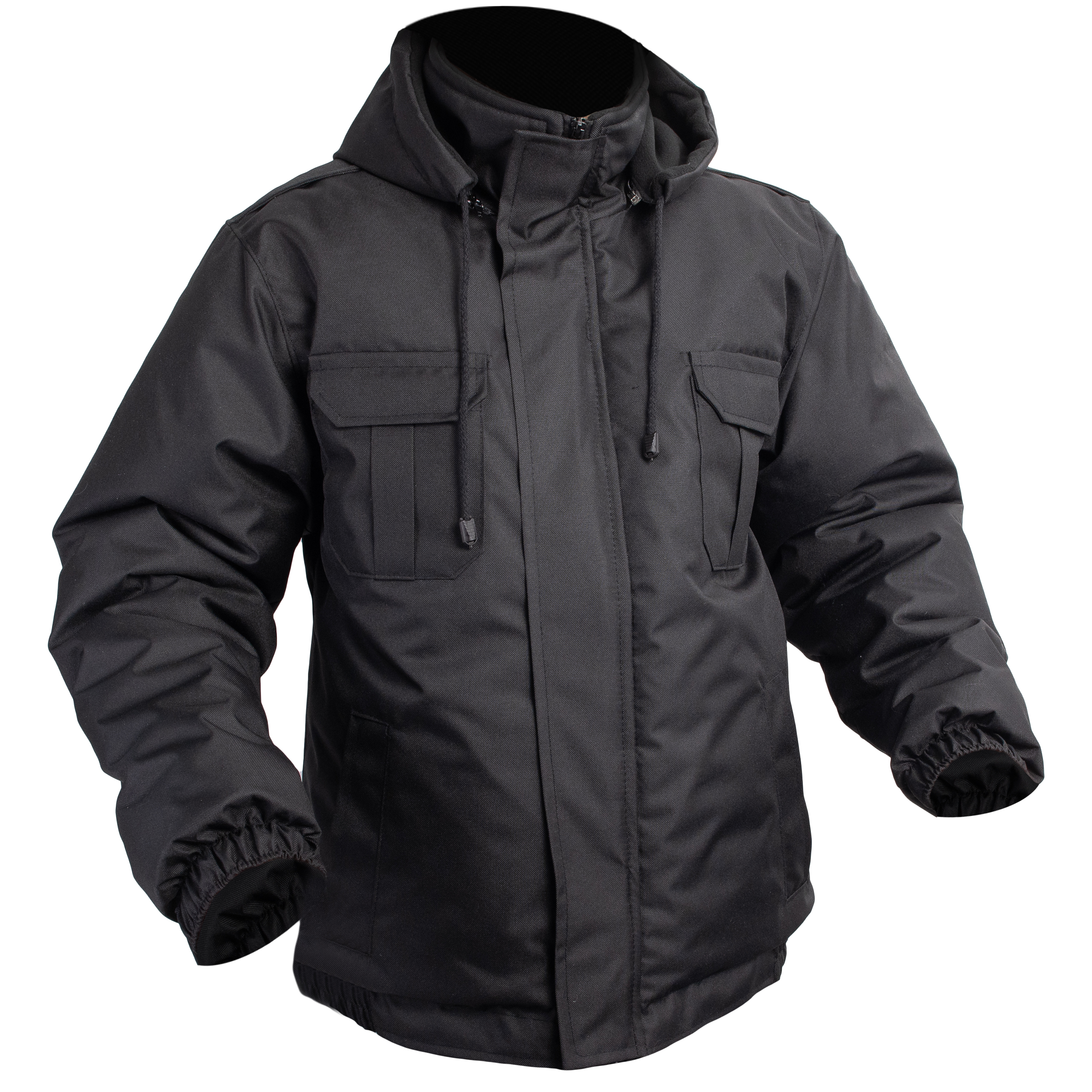 Kurtka Wojskowa Czarna Zimowa Ocieplana Ochrona Kurtka Wojskowa Czarna Zimowa Ocieplana Ochrona