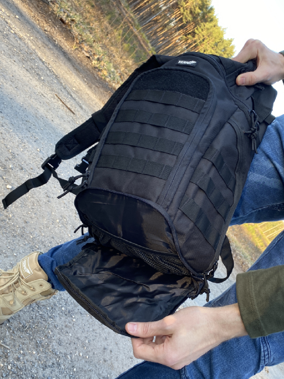 Plecak Wojskowy Czarny Cober Taktyczny Texar 25L Plecak Wojskowy Czarny Cober Taktyczny Texar 25L