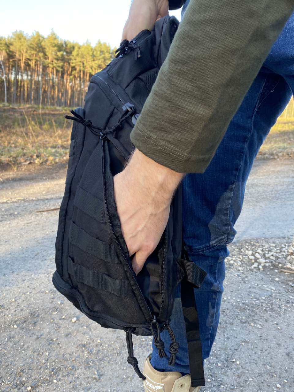 Plecak Wojskowy Czarny Cober Taktyczny Texar 25L Plecak Wojskowy Czarny Cober Taktyczny Texar 25L