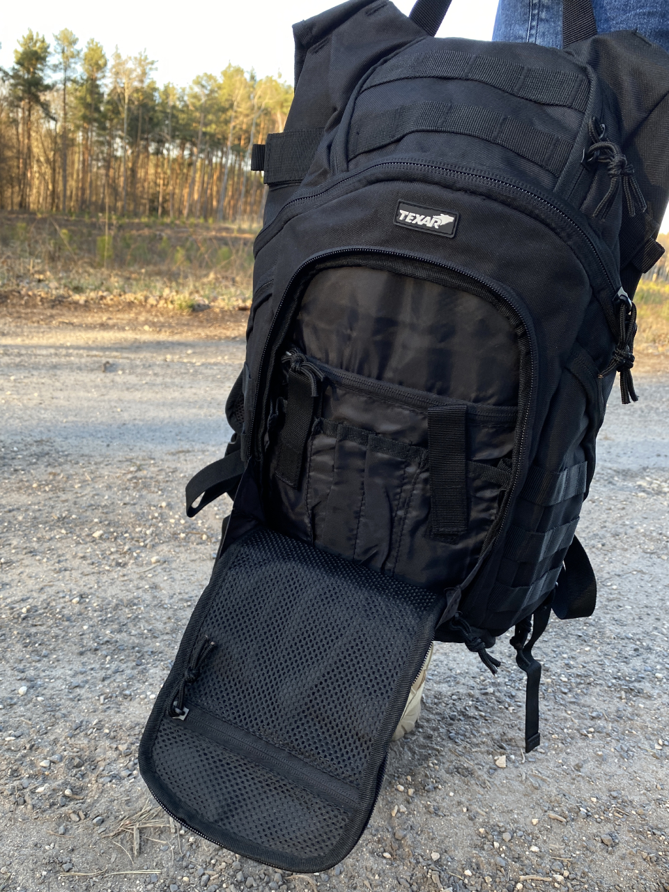 Plecak Wojskowy Czarny Cober Taktyczny Texar 25L Plecak Wojskowy Czarny Cober Taktyczny Texar 25L