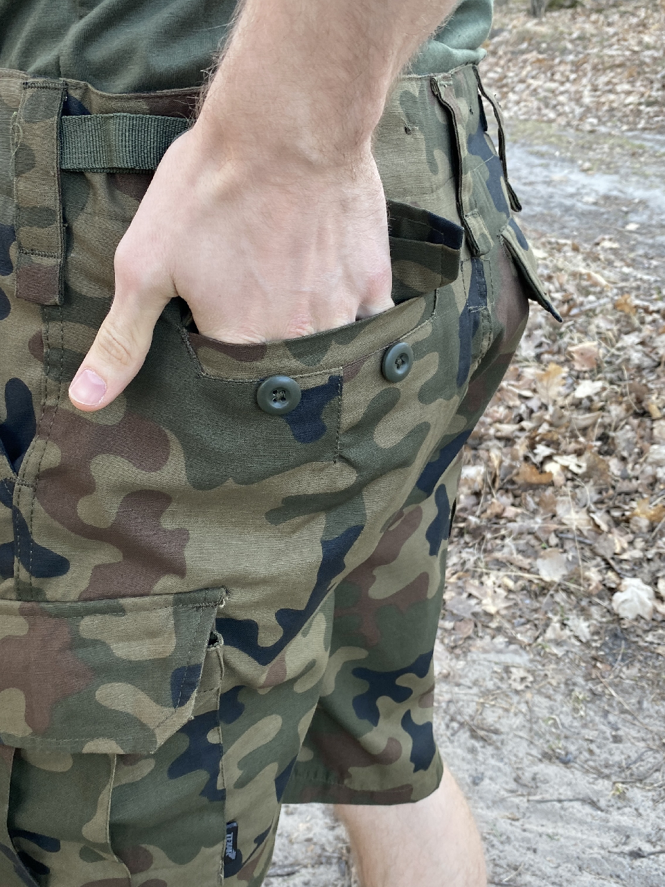 Spodenki Wojskowe Taktyczne Wz10 Rip-Stop Wz.93 PL camo Spodenki Wojskowe Taktyczne Wz10 Rip-Stop Wz.93 PL camo