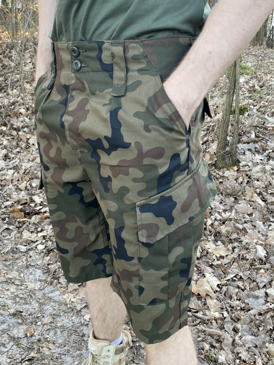 Spodenki Wojskowe Taktyczne Wz10 Rip-Stop Wz.93 PL camo Spodenki Wojskowe Taktyczne Wz10 Rip-Stop Wz.93 PL camo