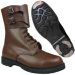 Buty Trzewiki wojskowe opinacze brązowe podkute BLASZKAMI