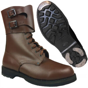 Buty Trzewiki wojskowe opinacze brązowe podkute BLASZKAMI