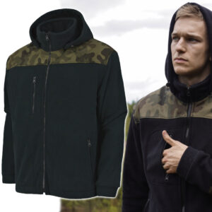 Polar Wojskowy Bluza polarowa Moro z kapturem Wz.93 360g/m2