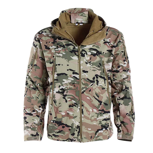 Kurtka wojskowa Bluza Taktyczna Polarowa Wodoodporna Softshell Multicam Kurtka wojskowa Bluza Taktyczna Polarowa Wodoodporna Softshell Multicam