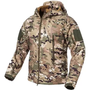Kurtka wojskowa Bluza Taktyczna Polarowa Wodoodporna Softshell Multicam