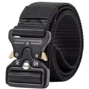 Pas Wojskowy taktyczny survivalowy do spodni czarny 110cm