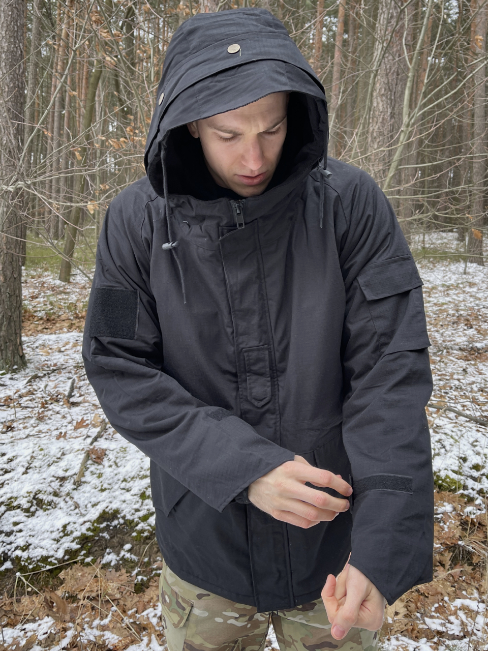 kurtka ochrona czarna zimowa 6 kurtka ochrona czarna zimowa 6