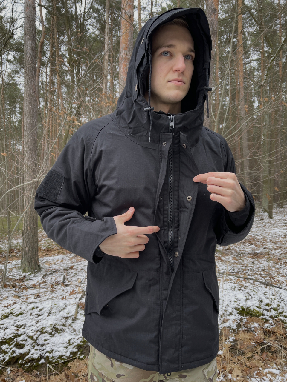 kurtka ochrona czarna zimowa 8 kurtka ochrona czarna zimowa 8
