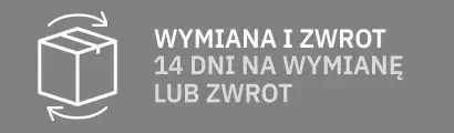 14 dni na wymianę lub zwrot towaru